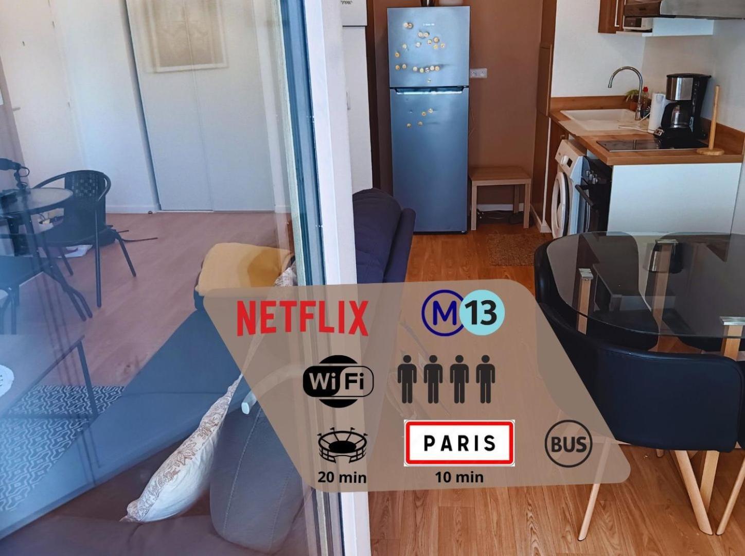 Destiny Appart' Paris -Beauvais-Orly- Podcasts- Stade De France Stains Esterno foto